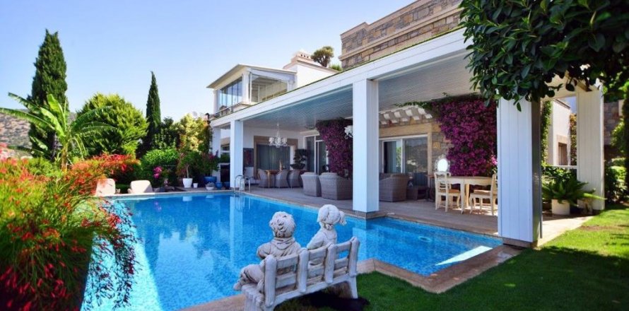 5+1 Villa  i Bodrum, Mugla, Tyrkia Nr. 61555