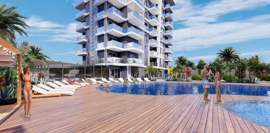 1+1 Leilighet  i Alanya, Antalya, Tyrkia Nr. 58792