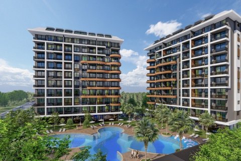 1+1 Leilighet  i Alanya, Antalya, Tyrkia Nr. 58985 - 2