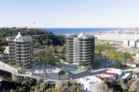 1+1 Leilighet  i Alanya, Antalya, Tyrkia Nr. 58907 - 3