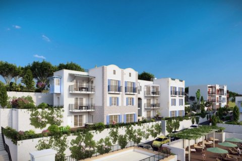 1+1 Leilighet  i Bodrum, Mugla, Tyrkia Nr. 58960 - 4