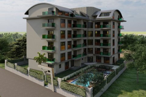 1+1 Leilighet  i Alanya, Antalya, Tyrkia Nr. 59237 - 1