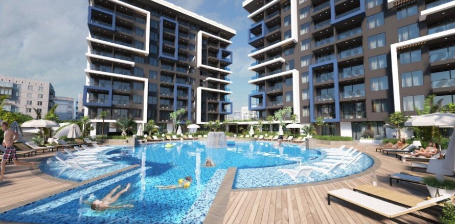 1+1 Leilighet  i Alanya, Antalya, Tyrkia Nr. 58906