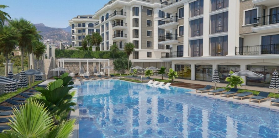 3+1 Leilighet  i Alanya, Antalya, Tyrkia Nr. 58834