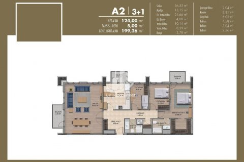 1+1 Leilighet  i Istanbul, Tyrkia Nr. 60266 - 25