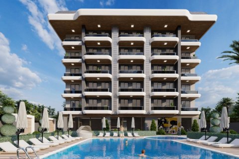 1+1 Leilighet  i Alanya, Antalya, Tyrkia Nr. 58936 - 2