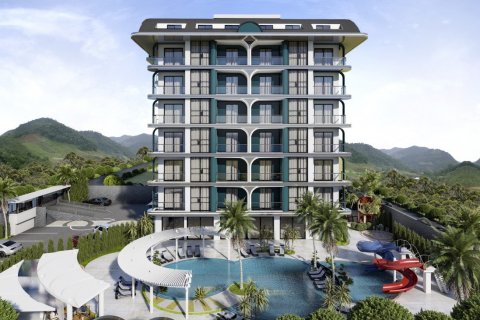 1+1 Leilighet  i Alanya, Antalya, Tyrkia Nr. 58821 - 3