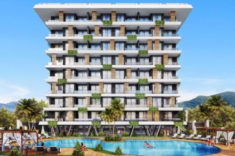 1+1 Leilighet  i Alanya, Antalya, Tyrkia Nr. 58915 - 2