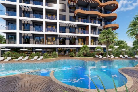 1+1 Leilighet  i Alanya, Antalya, Tyrkia Nr. 58800 - 4