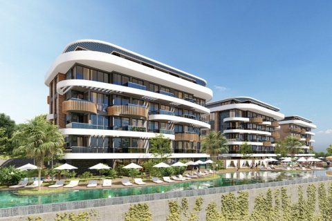 1+1 Leilighet  i Alanya, Antalya, Tyrkia Nr. 58940 - 9