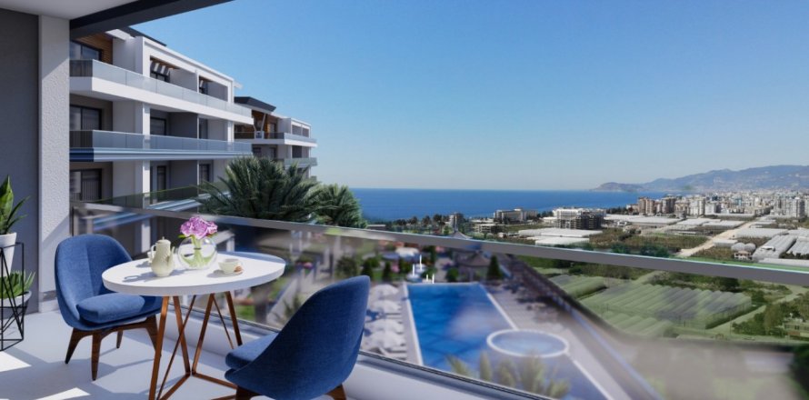 1+1 Leilighet  i Alanya, Antalya, Tyrkia Nr. 58977