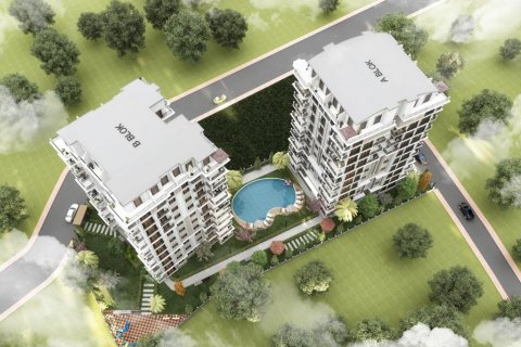 1+1 Leilighet  i Alanya, Antalya, Tyrkia Nr. 58859 - 9