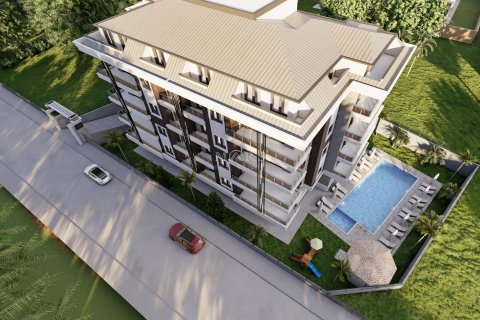 2+1 Leilighet i Residential project in Oba with swimming pool, barbecue area and comfortable living area, Alanya, Antalya, Tyrkia Nr. 64036 - 7
