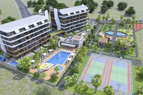 1+1 Leilighet  i Alanya, Antalya, Tyrkia Nr. 64561 - 6