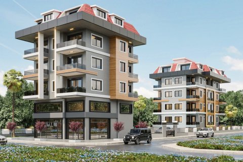 1+1 Leilighet  i Alanya, Antalya, Tyrkia Nr. 63717 - 1