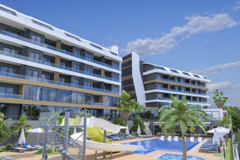 1+1 Leilighet  i Alanya, Antalya, Tyrkia Nr. 64561 - 3