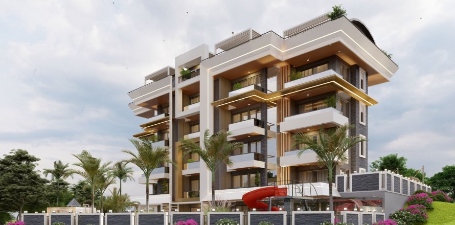 1+1 Leilighet  i Oba, Antalya, Tyrkia Nr. 64518