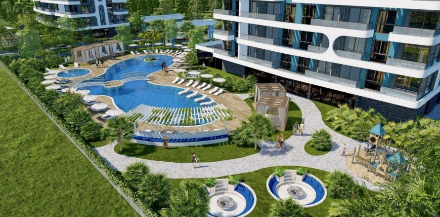 4+1 Takleilighet  i Demirtas, Alanya, Antalya, Tyrkia Nr. 63072