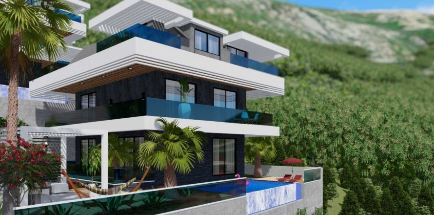 5+2 Villa  i Alanya, Antalya, Tyrkia Nr. 67036