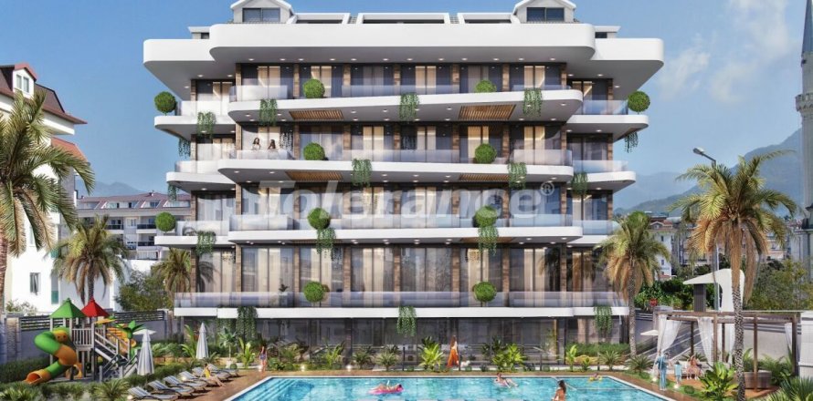 1+1 Leilighet  i Alanya, Antalya, Tyrkia Nr. 70155