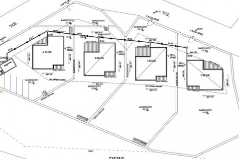 5+1 Villa  i Bodrum, Mugla, Tyrkia Nr. 69614 - 16