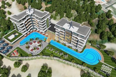 1+1 Leilighet  i Alanya, Antalya, Tyrkia Nr. 68259 - 1