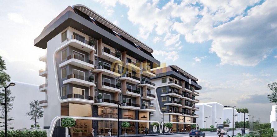 1+1 Leilighet  i Alanya, Antalya, Tyrkia Nr. 68237