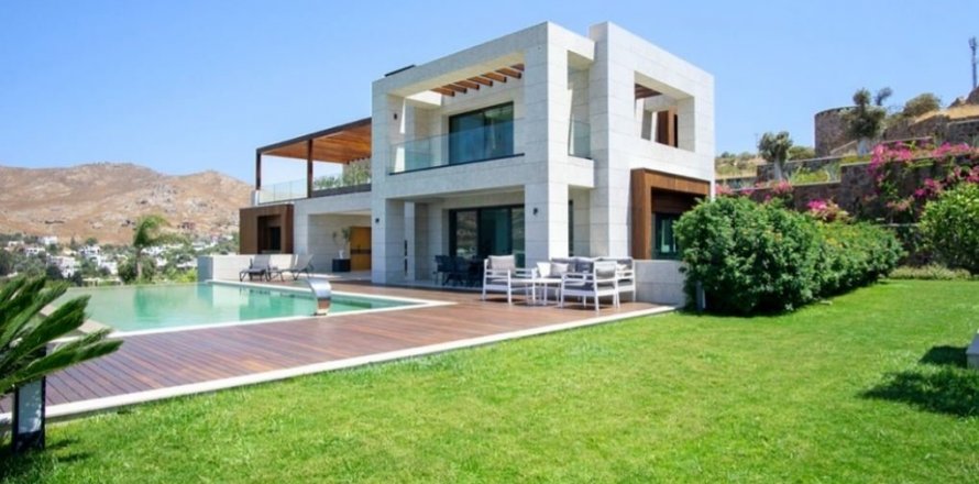 Villa  i Gumusluk, Mugla, Tyrkia Nr. 28884