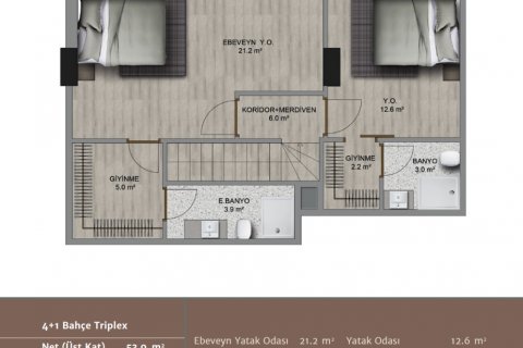 4+1 Leilighet  i Istanbul, Tyrkia Nr. 67744 - 20