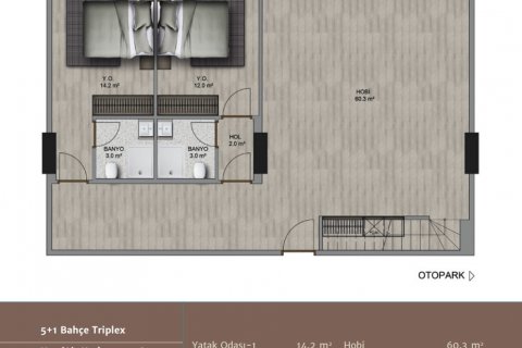 5+1 Leilighet  i Istanbul, Tyrkia Nr. 67746 - 10