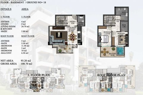 1+1 Bolig kompleks  i Oba, Antalya, Tyrkia Nr. 68024 - 28