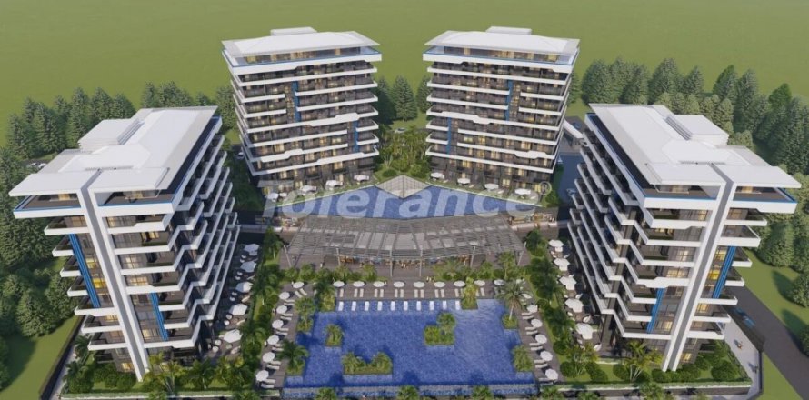 4+1 Leilighet  i Alanya, Antalya, Tyrkia Nr. 67008