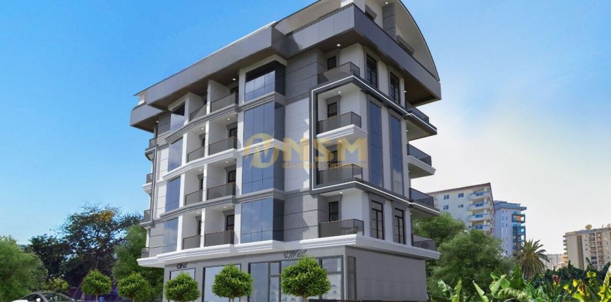 1+1 Leilighet  i Alanya, Antalya, Tyrkia Nr. 68301