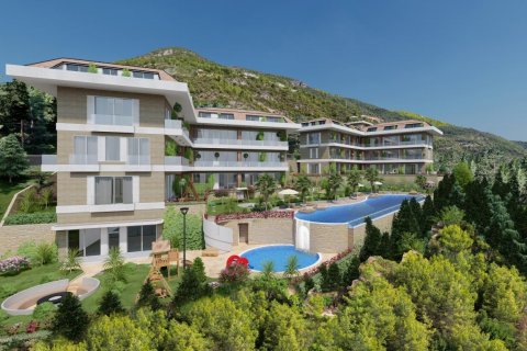 1+1 Leilighet  i Alanya, Antalya, Tyrkia Nr. 77087 - 2