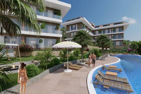 1+1 Leilighet  i Alanya, Antalya, Tyrkia Nr. 77087 - 5