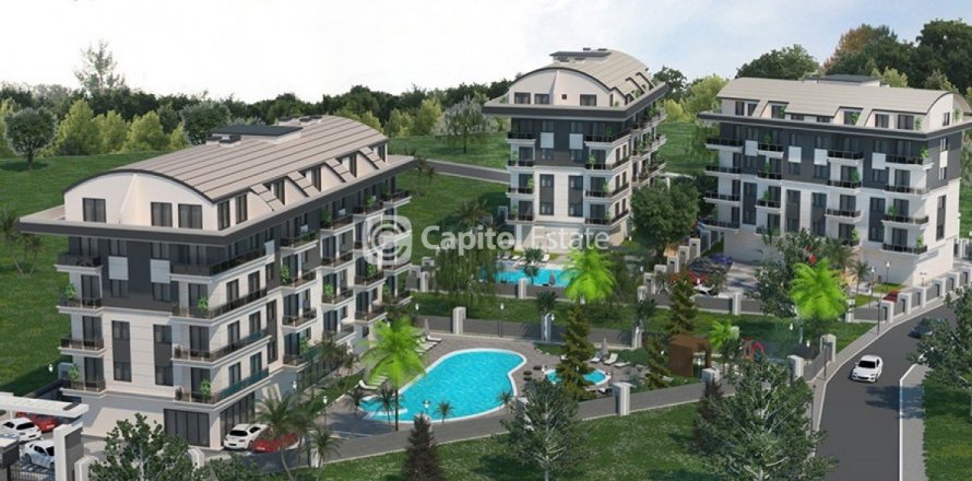 2+1 Leilighet  i Antalya, Tyrkia Nr. 74580