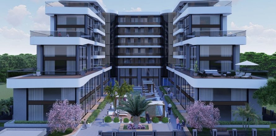 2+1 Leilighet i Onyx Residence, Altintash, Antalya, Tyrkia Nr. 77577