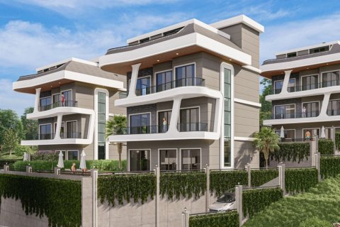 4+1 Villa  i Kargicak, Alanya, Antalya, Tyrkia Nr. 72945 - 1