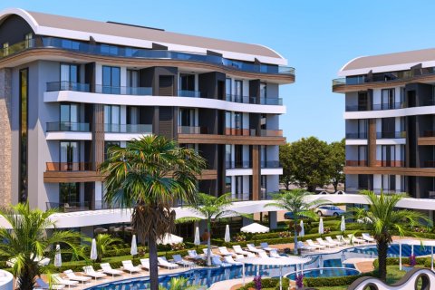 1+1 Leilighet  i Alanya, Antalya, Tyrkia Nr. 76945 - 5