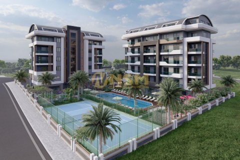 1+1 Leilighet  i Alanya, Antalya, Tyrkia Nr. 72094 - 1