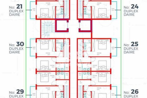 1+1 Leilighet  i Avsallar, Antalya, Tyrkia Nr. 73457 - 24