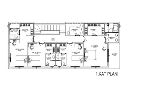 5+1 Villa  i Antalya, Tyrkia Nr. 77457 - 3