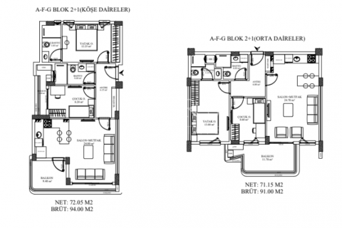 4+1 Leilighet i Residential complex and villas in Antalya, Alanya, Antalya, Tyrkia Nr. 73817 - 7