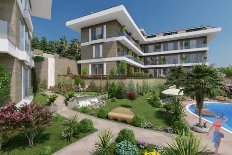 1+1 Leilighet  i Alanya, Antalya, Tyrkia Nr. 77087 - 4