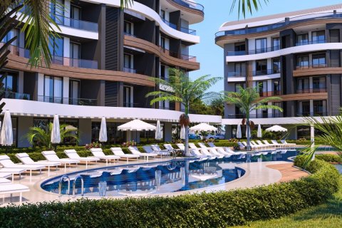 1+1 Leilighet  i Alanya, Antalya, Tyrkia Nr. 76945 - 1