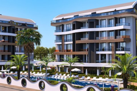 1+1 Leilighet  i Alanya, Antalya, Tyrkia Nr. 76945 - 4