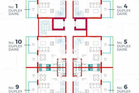 1+1 Leilighet  i Avsallar, Antalya, Tyrkia Nr. 73457 - 25