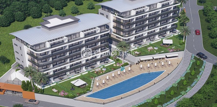 1+1 Leilighet  i Antalya, Tyrkia Nr. 74256