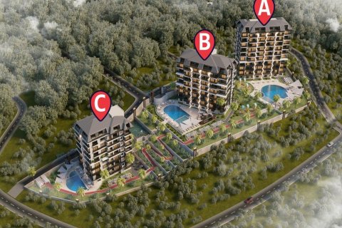 1+1 Bolig kompleks  i Avsallar, Antalya, Tyrkia Nr. 79693 - 28