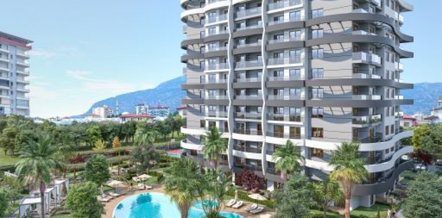 1+1 Leilighet  i Mahmutlar, Antalya, Tyrkia Nr. 80378